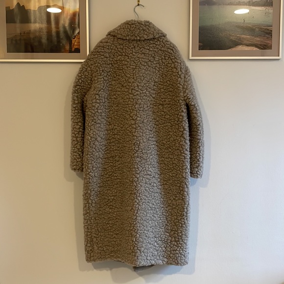 COS Teddy Jacket in Gray - Picture 4 of 7